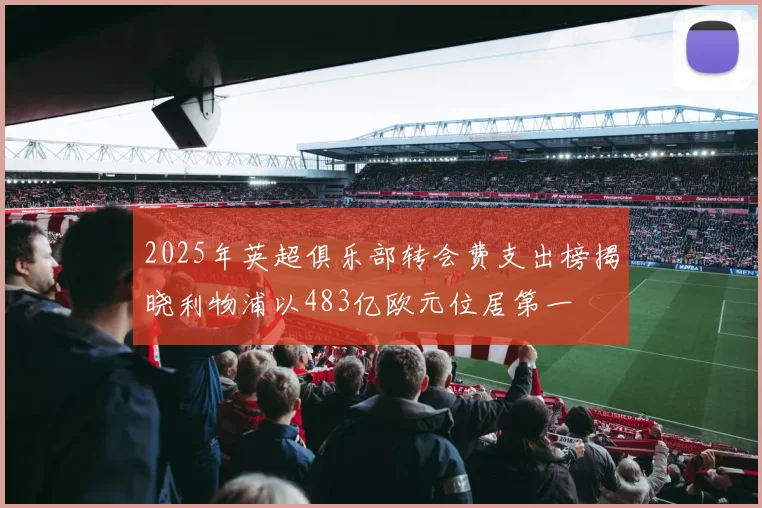 2025年英超俱乐部转会费支出榜揭晓利物浦以483亿欧元位居第一